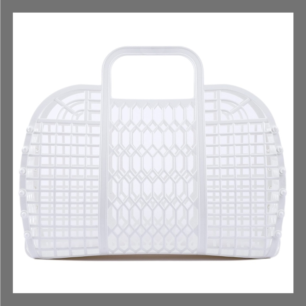 White Jelly Tote